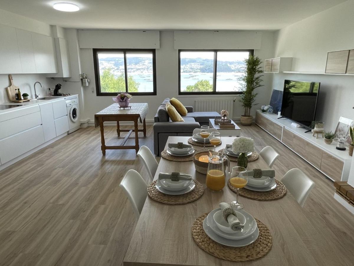 Apartamento mirador puerto nautico Moaña Exterior foto